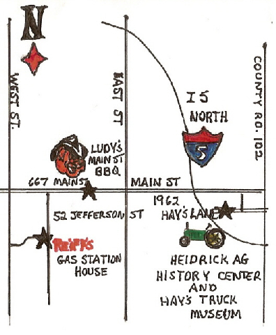 map to museum